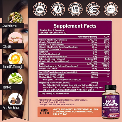 RAINBOW NUTRIENTS-Crecimiento Capilar Avanzado